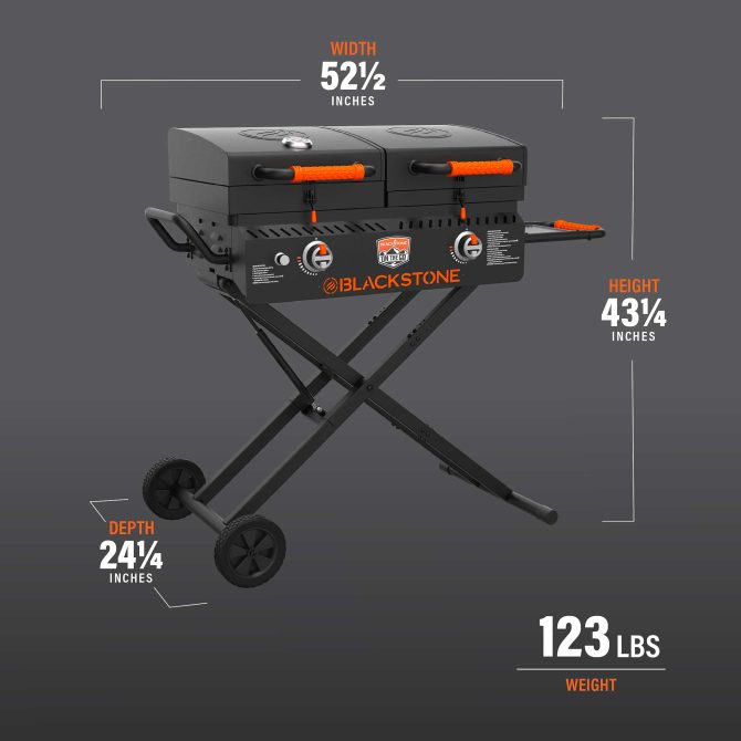 17 On the Go Griddle & Grill Combo