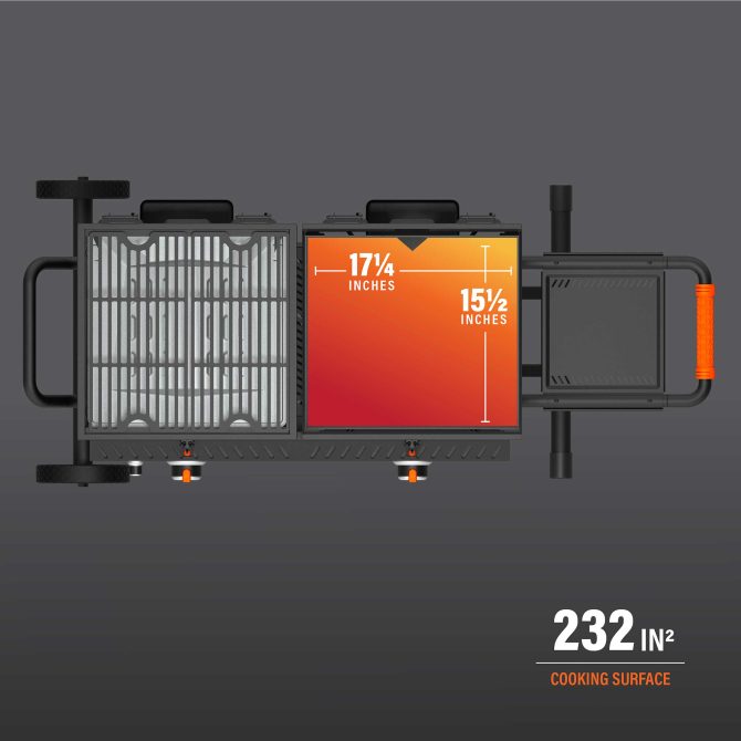 17 On the Go Griddle & Grill Combo