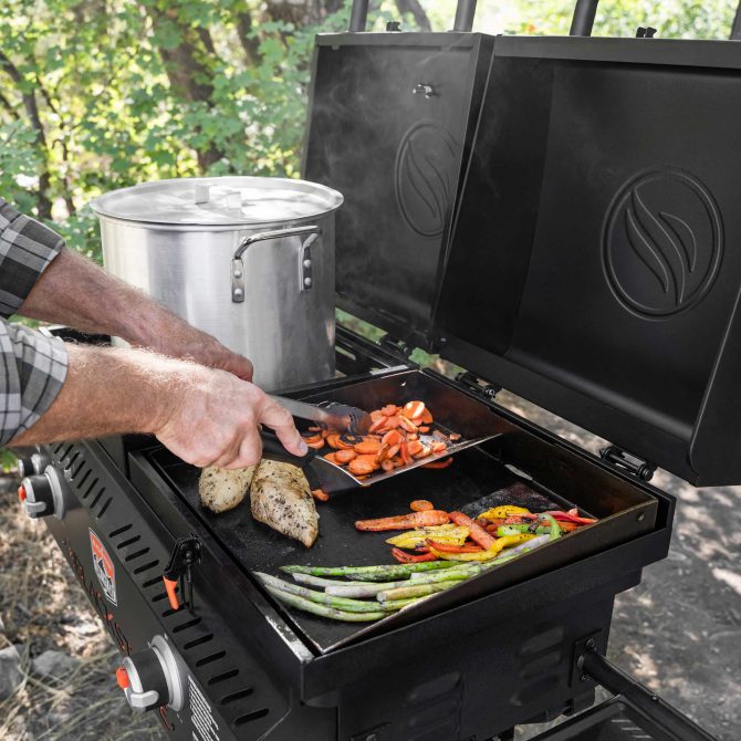 17 On the Go Griddle & Grill Combo