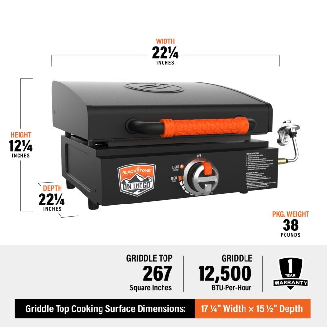 On The Go 17in Tabletop Griddle