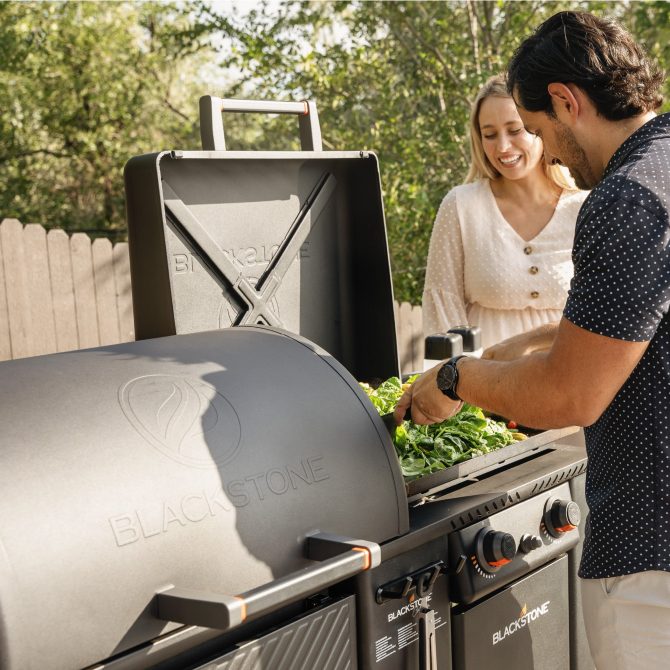 Blackstone Griddle and Pellet Grill Combo