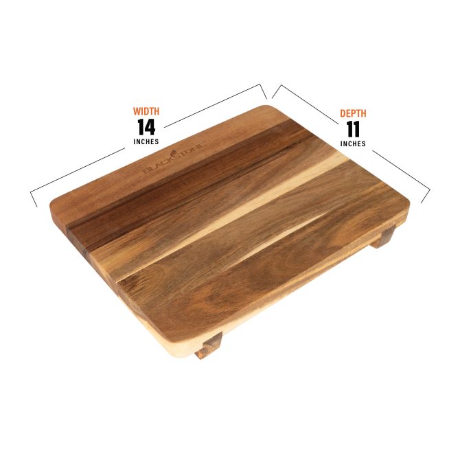 14x11 Wood Cutting Board W/ Feet