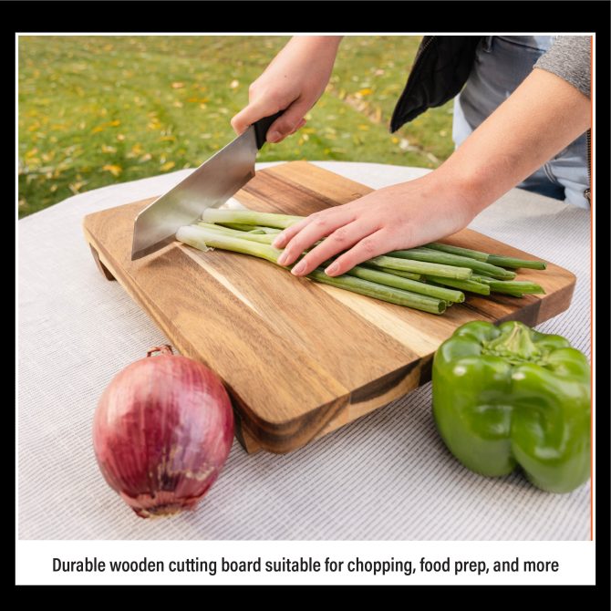 14x11 Wood Cutting Board W/ Feet