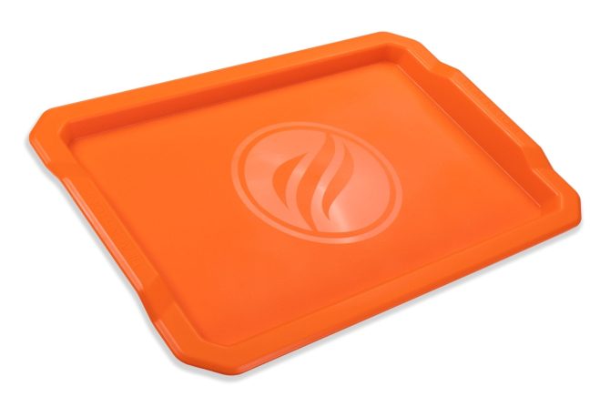 Orange Serving Tray 4 Pack